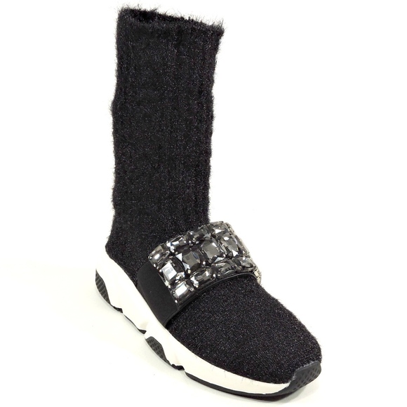 🇮🇹NILA & NILA🇮🇹 Winter Black Walking SNEAKERS - Picture 3 of 8